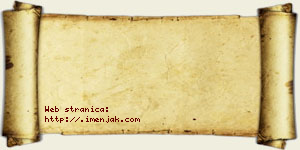 Bojana Perović vizit kartica